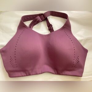 Lululemon Air Support high impact Purple Sports Bra sz 34 E (DD)